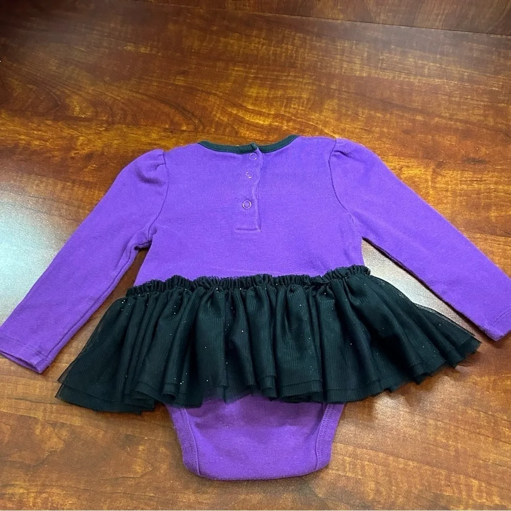 Ghost Onesie | Halloween Onesie with Polka Dot Sleeves NWT Size: 6m BONUS PIECE